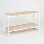 Estantería Línea Olivo Altura Baja con Dos Estantes Reforzados para Comedor Living y Oficina - Imagen 2