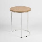 Mesa Ratona Reforzada Línea Ovo Tamaño Chica Altura Alta para Sala Living y Oficina - Imagen 2