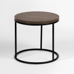 Mesa Ratona Reforzada Línea Ovo Tamaño Chica Altura Baja para Sala Living y Oficina - Imagen 2