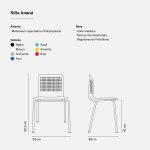 Silla Línea Ananá para Cocina Comedor Galería y Quincho apilable - Imagen 8