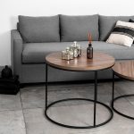 Mesa Ratona Reforzada Línea Ovo Tamaño Grande Altura Alta para Sala Living y Oficina - Imagen 8