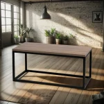 Mesa Ratona Reforzada Línea Cerezo Tamaño Grande para Sala Living y Oficina - Imagen 3