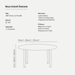Mesa Infantil Redonda / Circular - Sala Pre-escolar (niños de 5 a 7 años) - Imagen 7