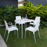 Silla Línea Lola con Apoyabrazos para Cocina Comedor Galería y Quincho - Imagen 6