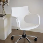 Silla de Escritorio Oficina Línea Jim Neumática con Apoyabrazos y regulable en altura - Imagen 5