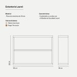 Estantería Línea Laurel con Dos Compartimientos para Guardado en Oficina Hogar - Imagen 2
