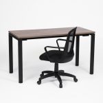 Combo Escritorio Laurel Nogal Terracota + Silla Fresa Negra