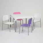 Combo Mesa Lupita + Silla Infantil Piccolo X4 (Sala Pre-escolar para niños de 5 a 7 años)