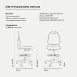Silla Diva Cajera Sin Brazos | Piccolo Rossi Tienda Online