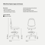 Silla Diva Cajera Sin Brazos | Piccolo Rossi Tienda Online