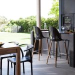 Banqueta Taburete Línea Nina Wood para Cocina Desayunador o Barra - Imagen 4