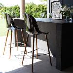Banqueta Taburete Línea Nina Wood para Cocina Desayunador o Barra