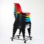 Silla Línea Melix Base Color Negro