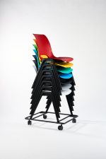 Silla Línea Melix Base Color Negro